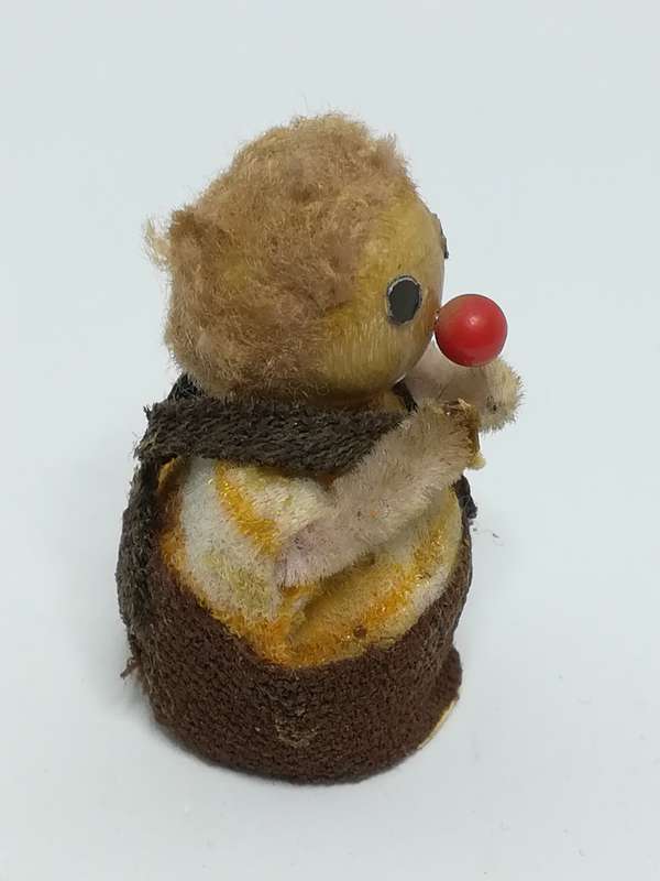 Miniature Wooden Doll Dressed in Brown (Mother Goose) (Miniature, suitable for printer's tray)