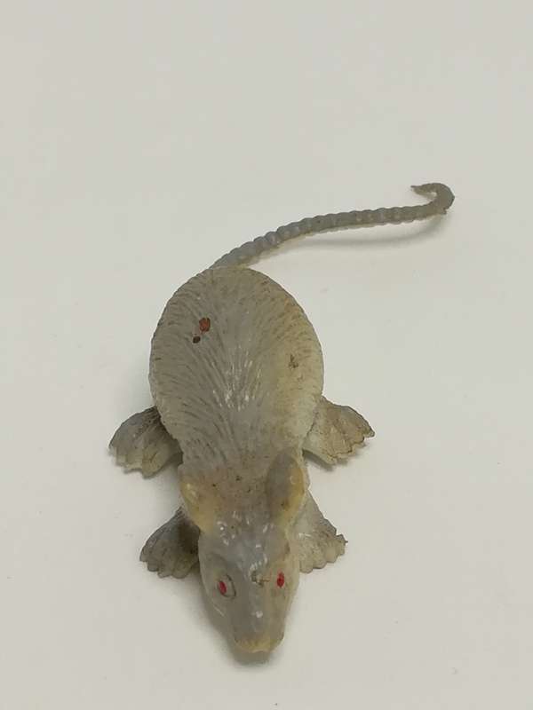 Miniature Grey & White Mouse (Miniature, suitable for printer's tray)