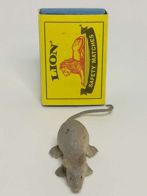 Miniature Grey & White Mouse (Miniature, suitable for printer's tray)