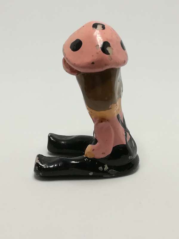Miniature Doll Dressed in Pink & Black (Miniature, suitable for printer's tray)
