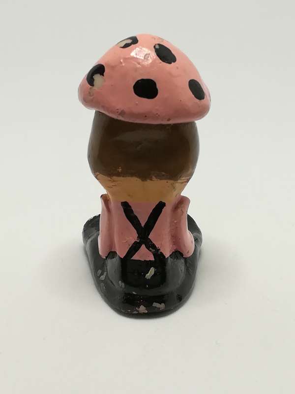 Miniature Doll Dressed in Pink & Black (Miniature, suitable for printer's tray)