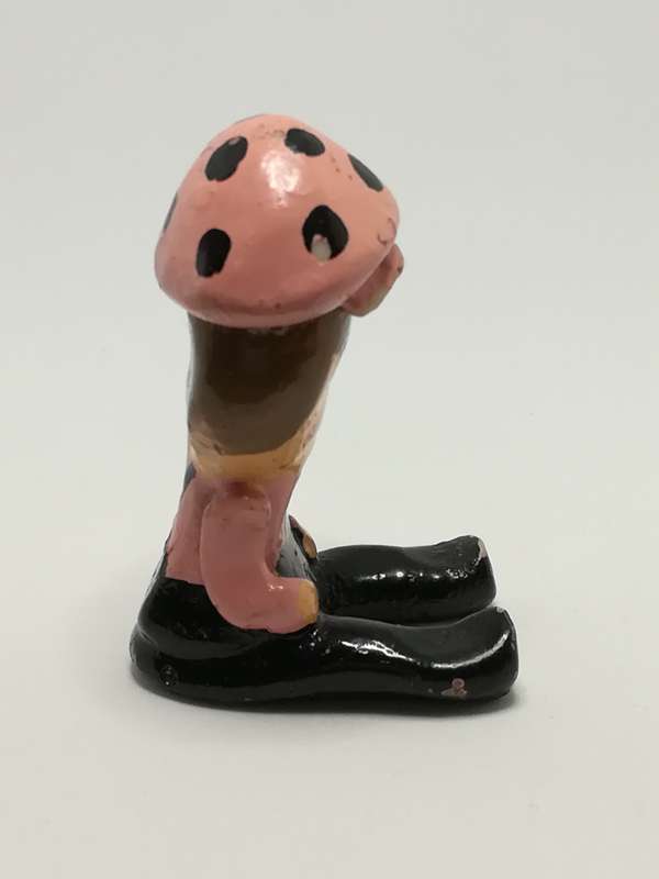 Miniature Doll Dressed in Pink & Black (Miniature, suitable for printer's tray)