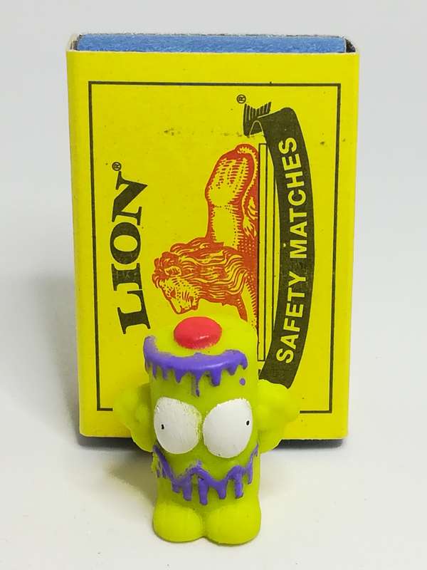 Miniature Lime & Purple Pencil Popper Monster Red Hat (Miniature, suitable for printer's tray)