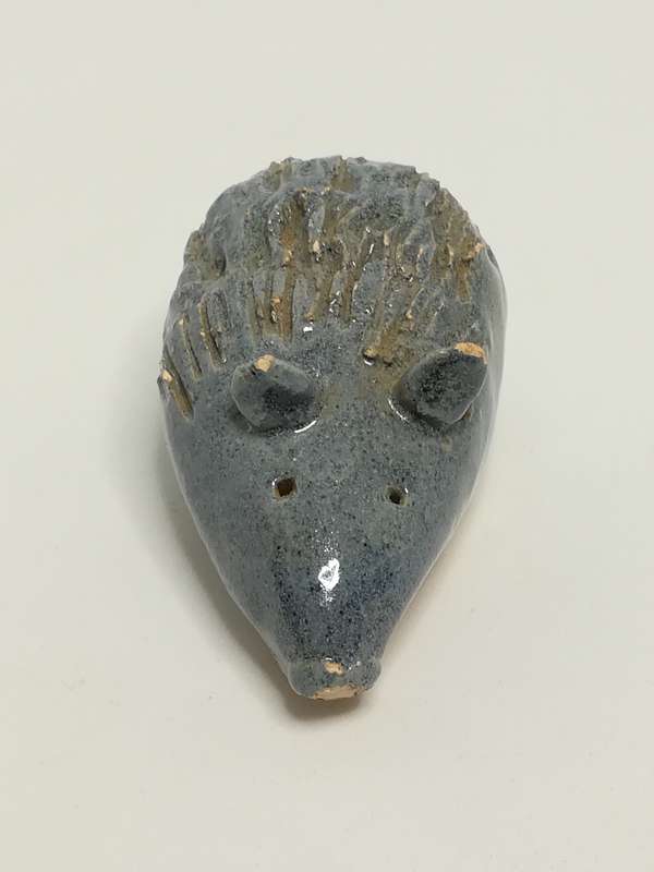 Miniature Ceramic Blue Mouse (Miniature, suitable for printer's tray)