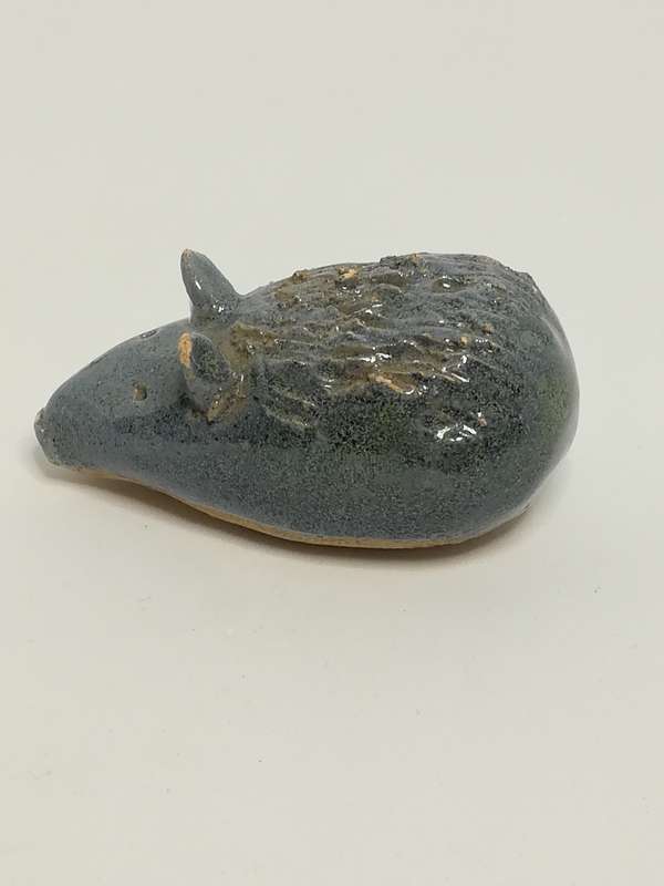 Miniature Ceramic Blue Mouse (Miniature, suitable for printer's tray)