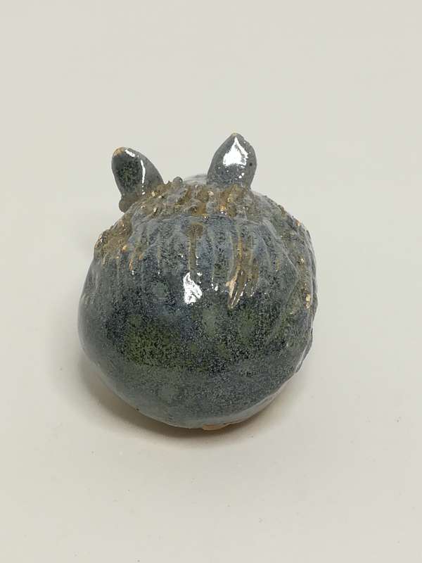 Miniature Ceramic Blue Mouse (Miniature, suitable for printer's tray)