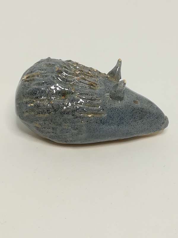 Miniature Ceramic Blue Mouse (Miniature, suitable for printer's tray)