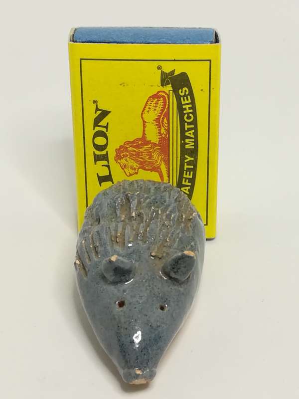 Miniature Ceramic Blue Mouse (Miniature, suitable for printer's tray)