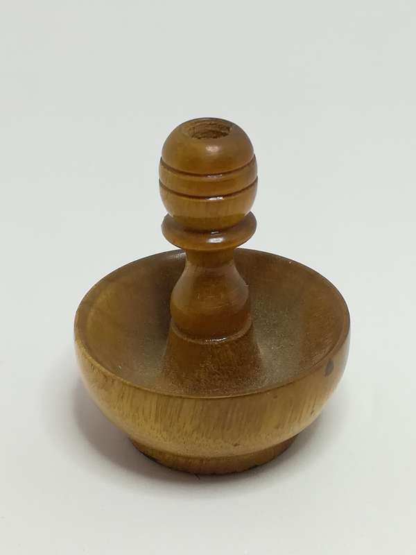 Miniature Wooden Brown Ring Holder (Miniature, suitable for printer's tray)