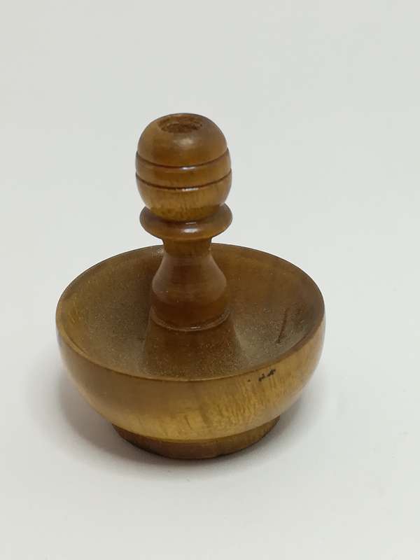 Miniature Wooden Brown Ring Holder (Miniature, suitable for printer's tray)