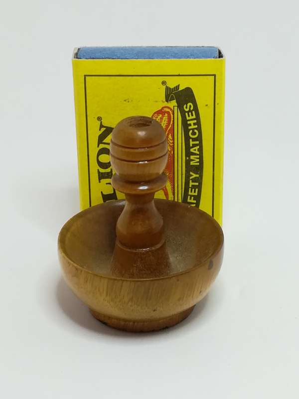 Miniature Wooden Brown Ring Holder (Miniature, suitable for printer's tray)