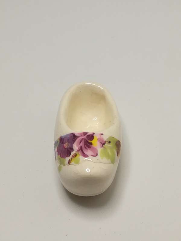 Miniature Porcelain Dutch-Style Clog (Miniature, suitable for printer's tray)