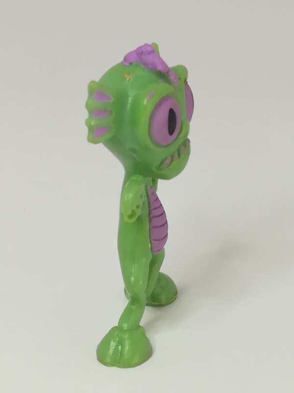 Miniature Green & Purple Alien (Miniature, suitable for printer's tray)