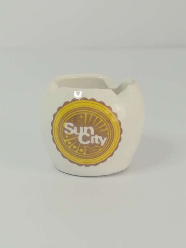 Miniature Sugar Bowl Ceramic Sun City (Miniature, suitable for printer's tray)