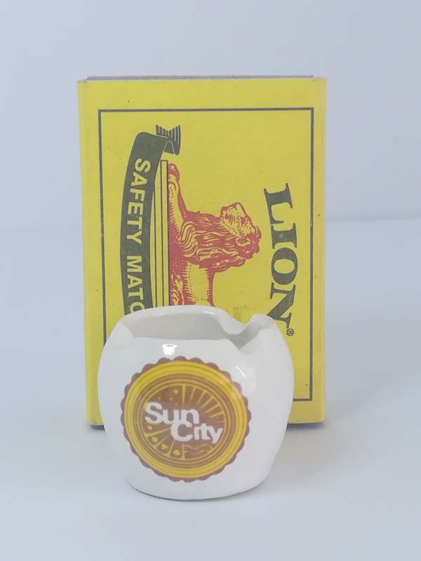 Miniature Sugar Bowl Ceramic Sun City (Miniature, suitable for printer's tray)