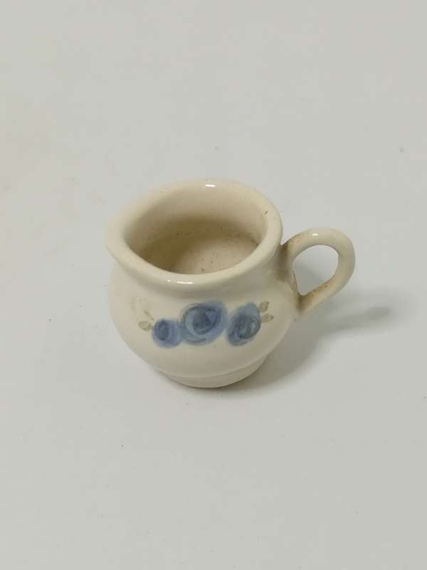 Miniature Milk Jug White Ceramic (Miniature, suitable for printer's tray)
