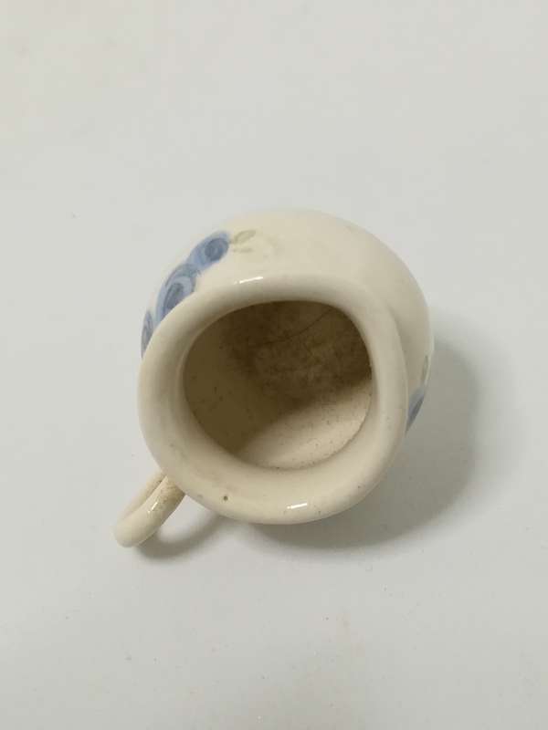 Miniature Milk Jug White Ceramic (Miniature, suitable for printer's tray)
