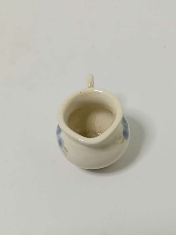 Miniature Milk Jug White Ceramic (Miniature, suitable for printer's tray)