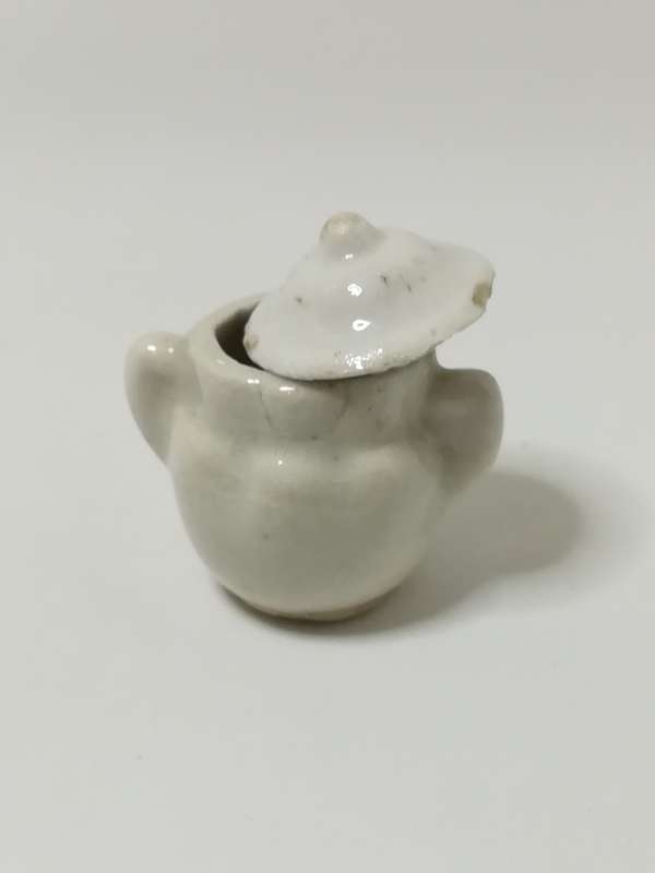 Miniature Ceramic Pot White (Miniature, suitable for printer's tray)