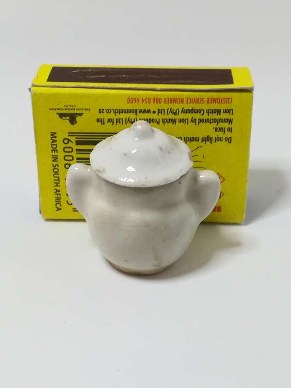 Miniature Ceramic Pot White (Miniature, suitable for printer's tray)