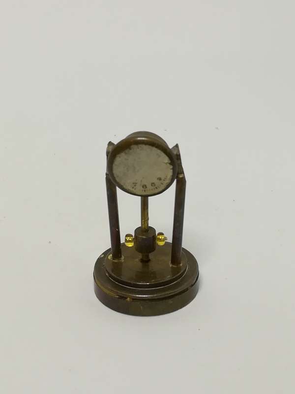 Brass Clock (for Printer's Tray/Dollhouse)