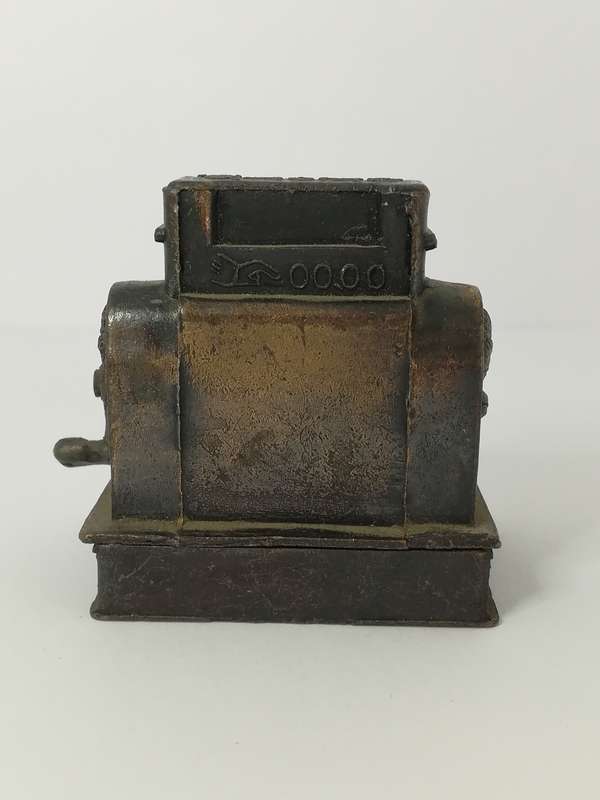 Miniature Cash Register Till Brass (Miniature, suitable for printer's tray)