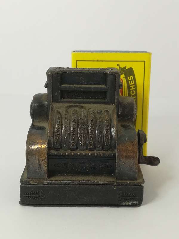 Miniature Cash Register Till Brass (Miniature, suitable for printer's tray)