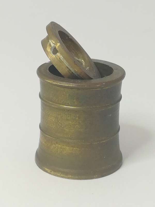 Miniature Beer Mug/Tankard Brass (Miniature, suitable for printer's tray)