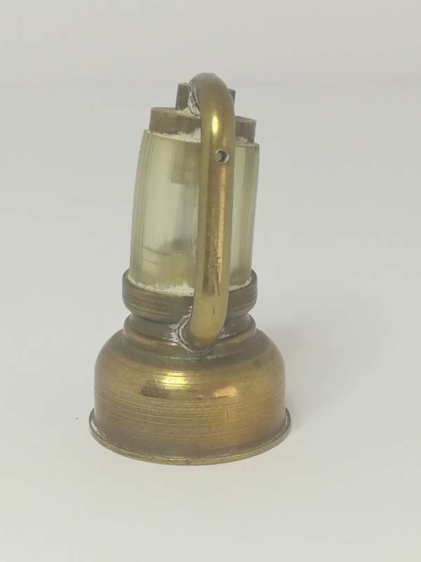 Miniature Lantern Brass and Glass (Miniature, suitable for printer's tray)