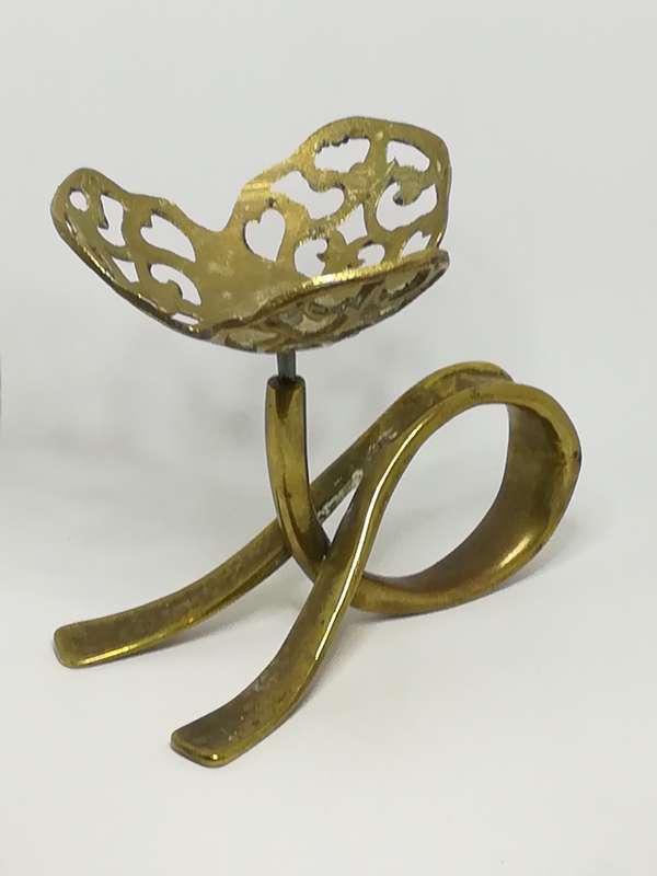 Small Brass Candle Holder
