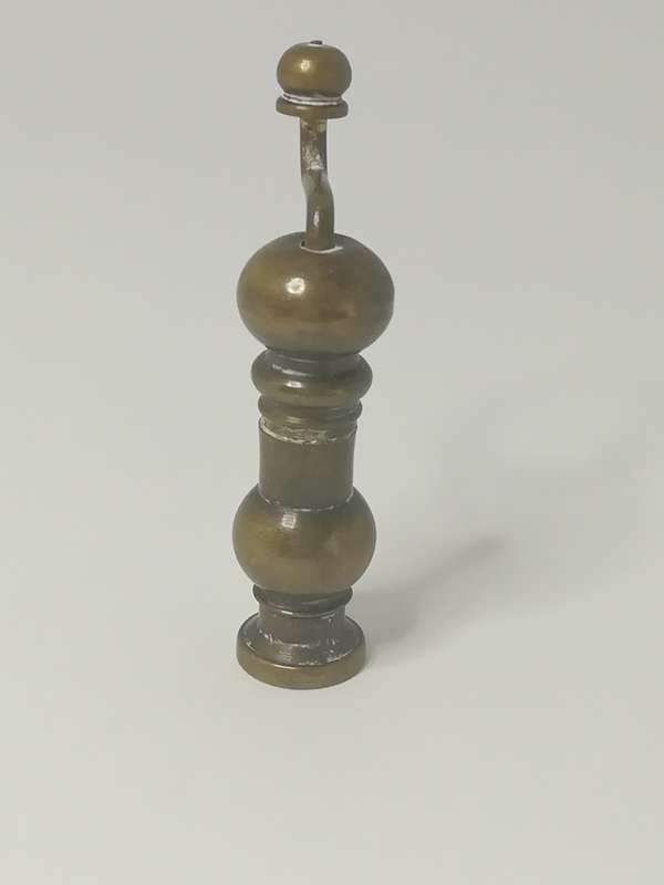 Miniature Salt/Pepper Grinder Brass (Miniature, suitable for printer's tray)