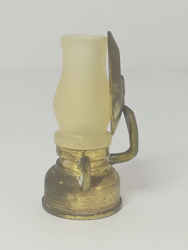 Miniature Lantern Brass and Glass (Miniature, suitable for printer's tray)