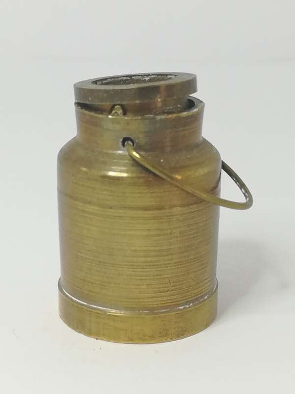 Miniature Milk Cannister Brass (Miniature, suitable for printer's tray)