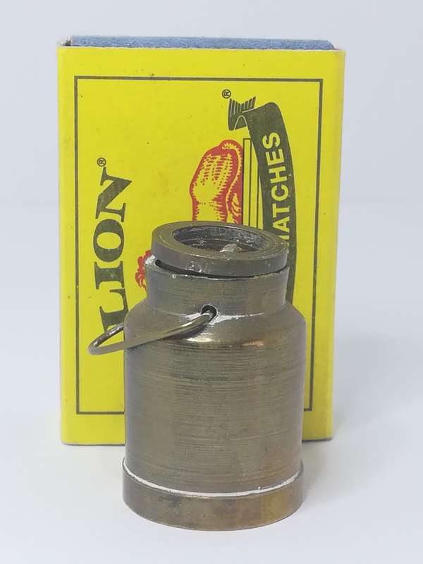 Miniature Milk Cannister Brass (Miniature, suitable for printer's tray)