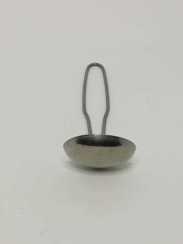 Metal 'Silver' Spoon with Flat Bottom
