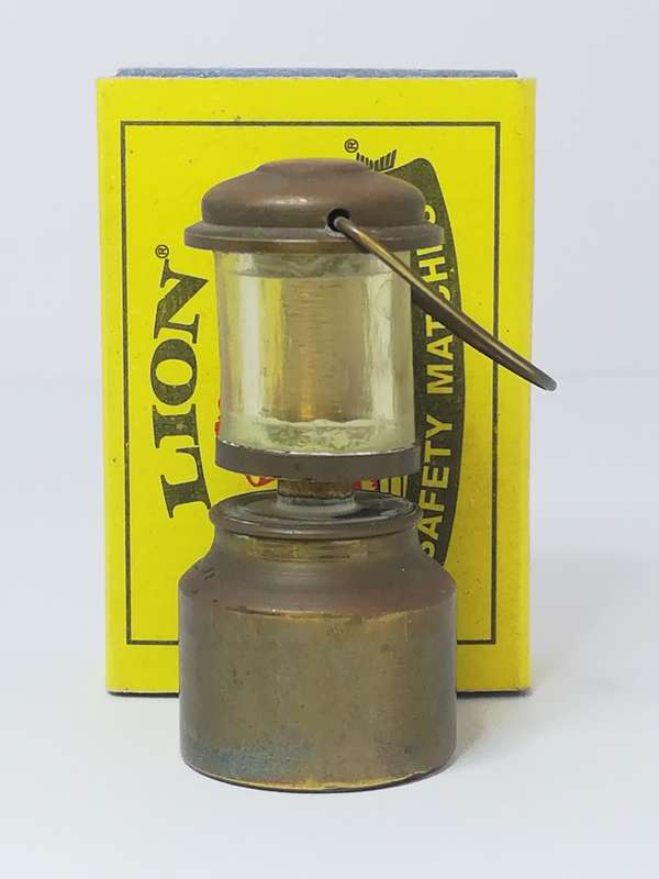 Miniature Block with Glass Case Brass (Miniature, suitable for printer's tray)