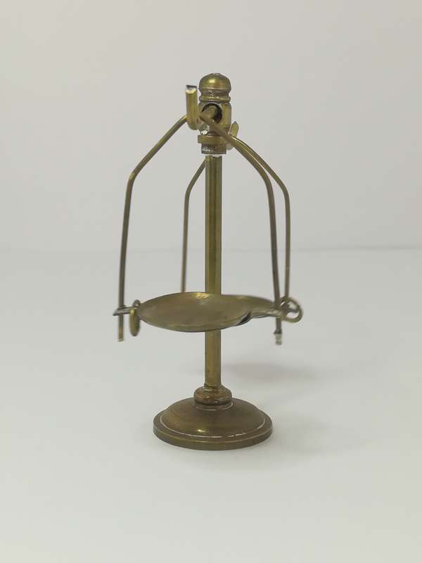 Miniature Antique Scale Brass (for Printer's Tray/Dollhouse)