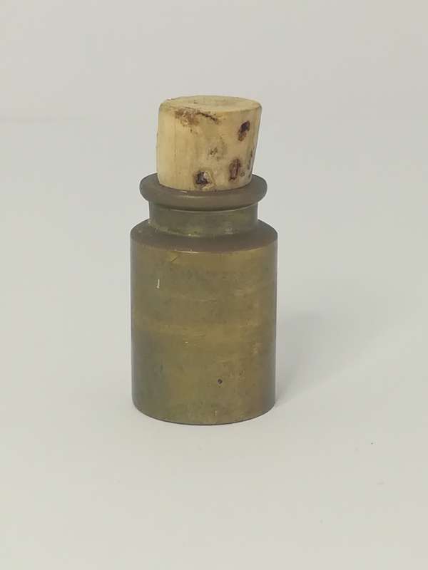 Miniature Cannister with Cord Lid Brass (Miniature, suitable for printer's tray)