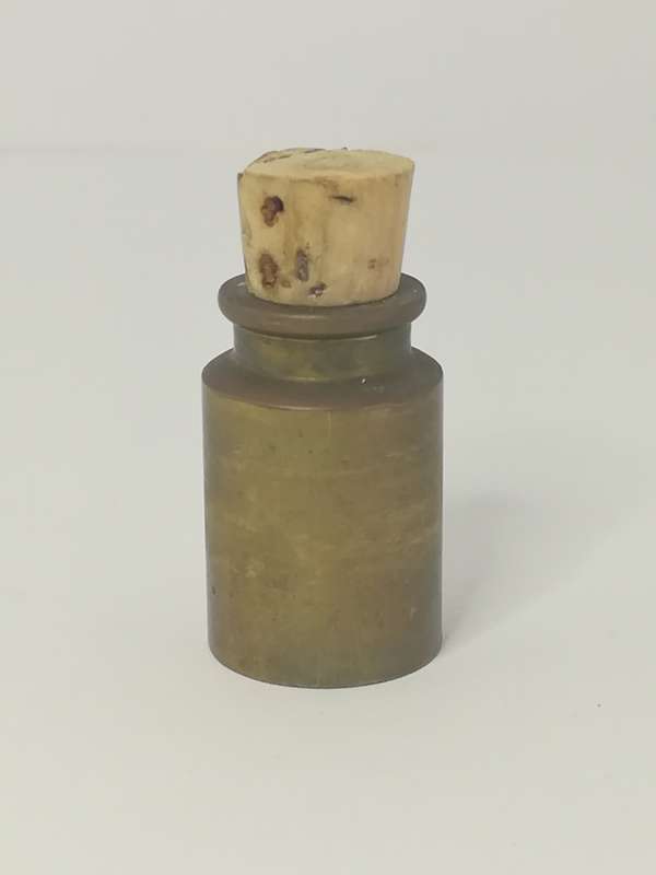 Miniature Cannister with Cord Lid Brass (Miniature, suitable for printer's tray)