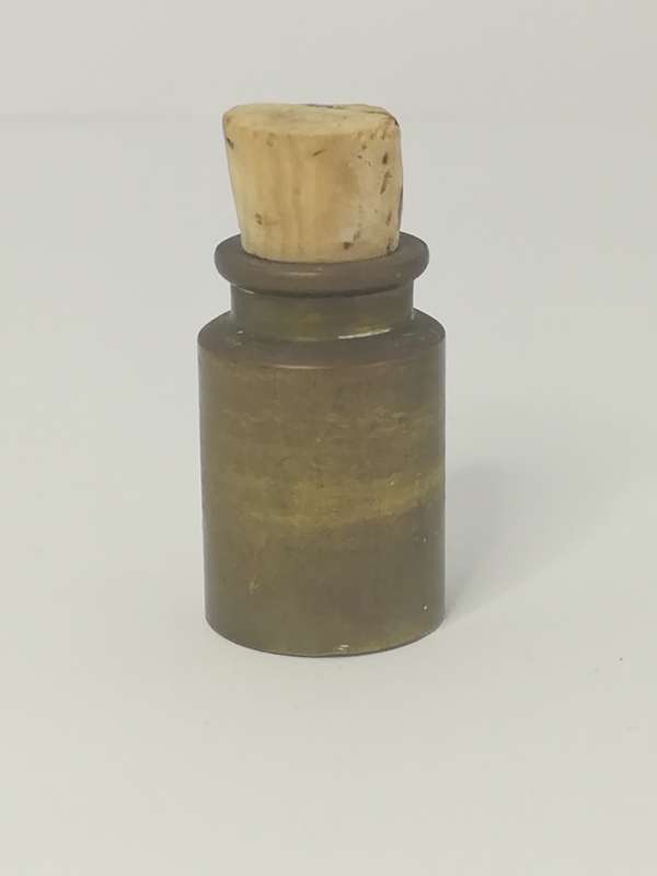 Miniature Cannister with Cord Lid Brass (Miniature, suitable for printer's tray)