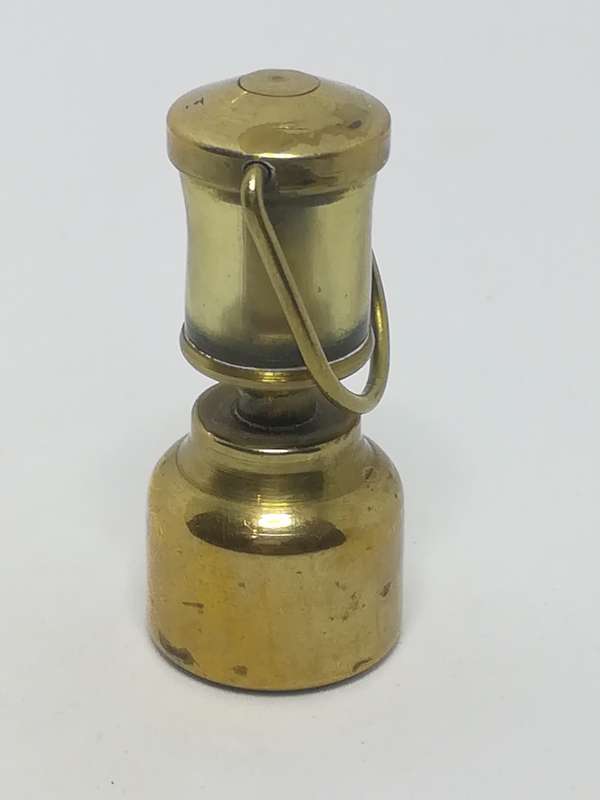 Miniature Lantern Brass and Glass (Miniature, suitable for printer's tray)