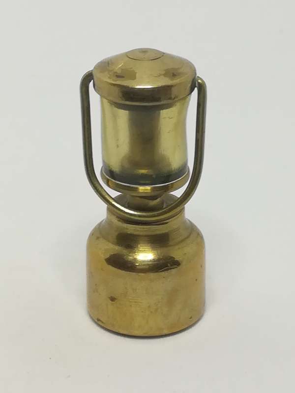 Miniature Lantern Brass and Glass (Miniature, suitable for printer's tray)
