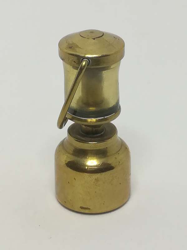 Miniature Lantern Brass and Glass (Miniature, suitable for printer's tray)