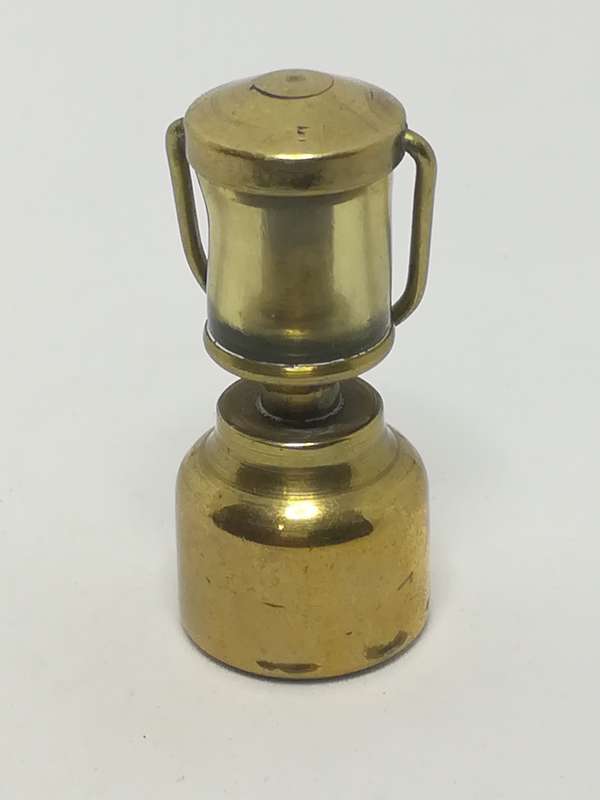 Miniature Lantern Brass and Glass (Miniature, suitable for printer's tray)
