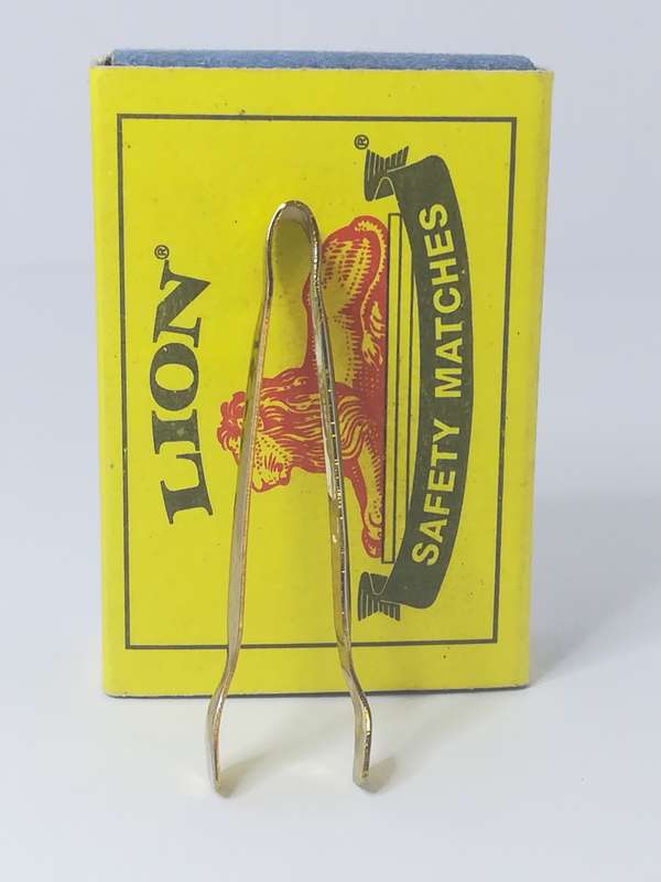 Miniature Tongs Brass (Miniature, suitable for printer's tray)