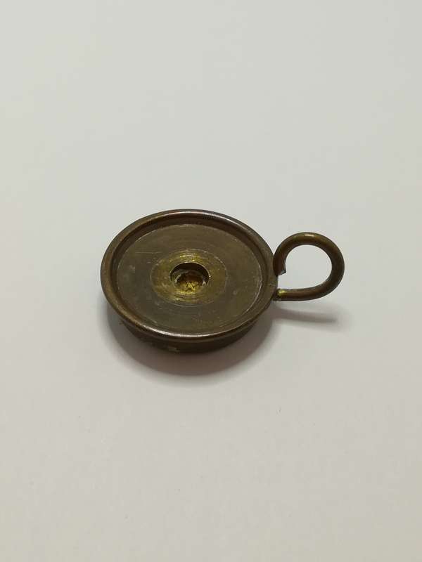 Miniature Brass Candle Holder (Miniature, suitable for printer's tray)