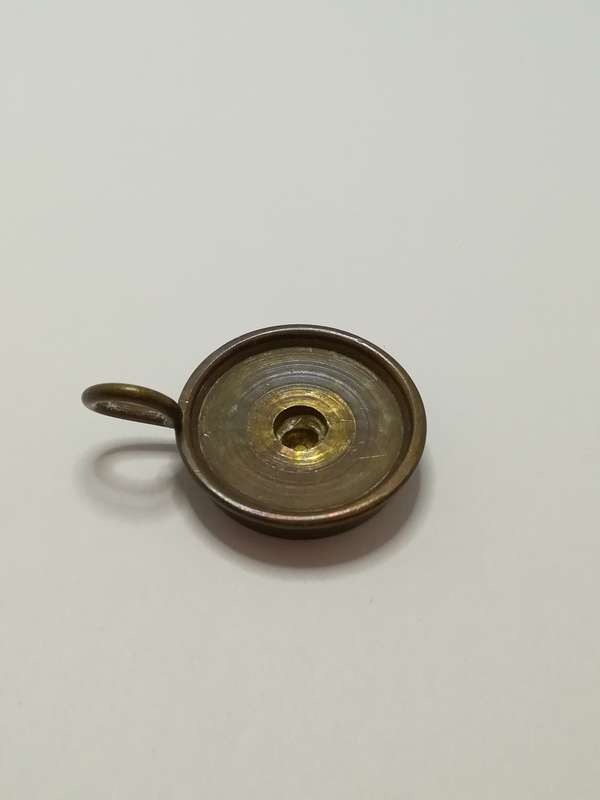 Miniature Brass Candle Holder (Miniature, suitable for printer's tray)