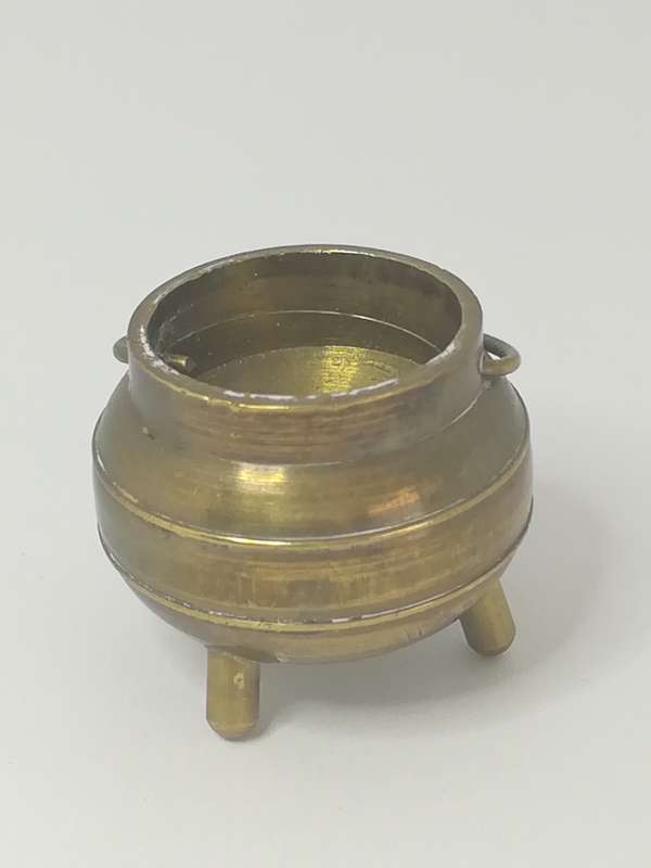 Miniature Brass Cooking Pot (Miniature, suitable for printer's tray)