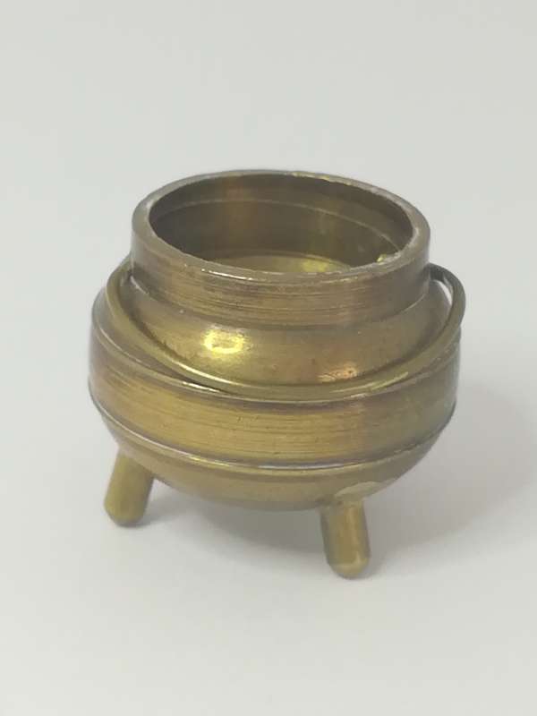 Miniature Brass Cooking Pot (Miniature, suitable for printer's tray)