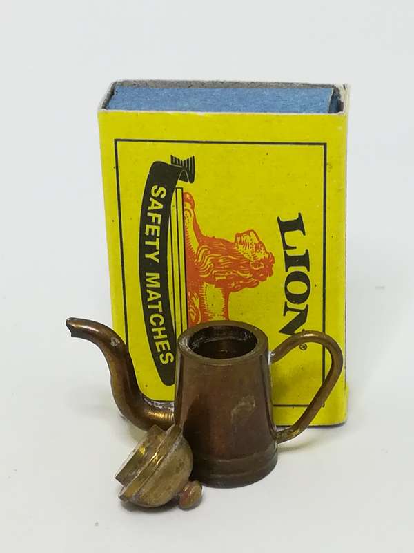 Miniature Brass Coffee Pot (Miniature, suitable for printer's tray)